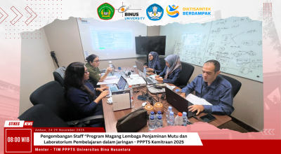 STIKes Latumeten Laksanakan Pengembangan Staff melalui Program Magang di Lembaga Penjaminan Mutu dan Laboratorium Pembelajaran Dalam Jaringan BINUS Malang